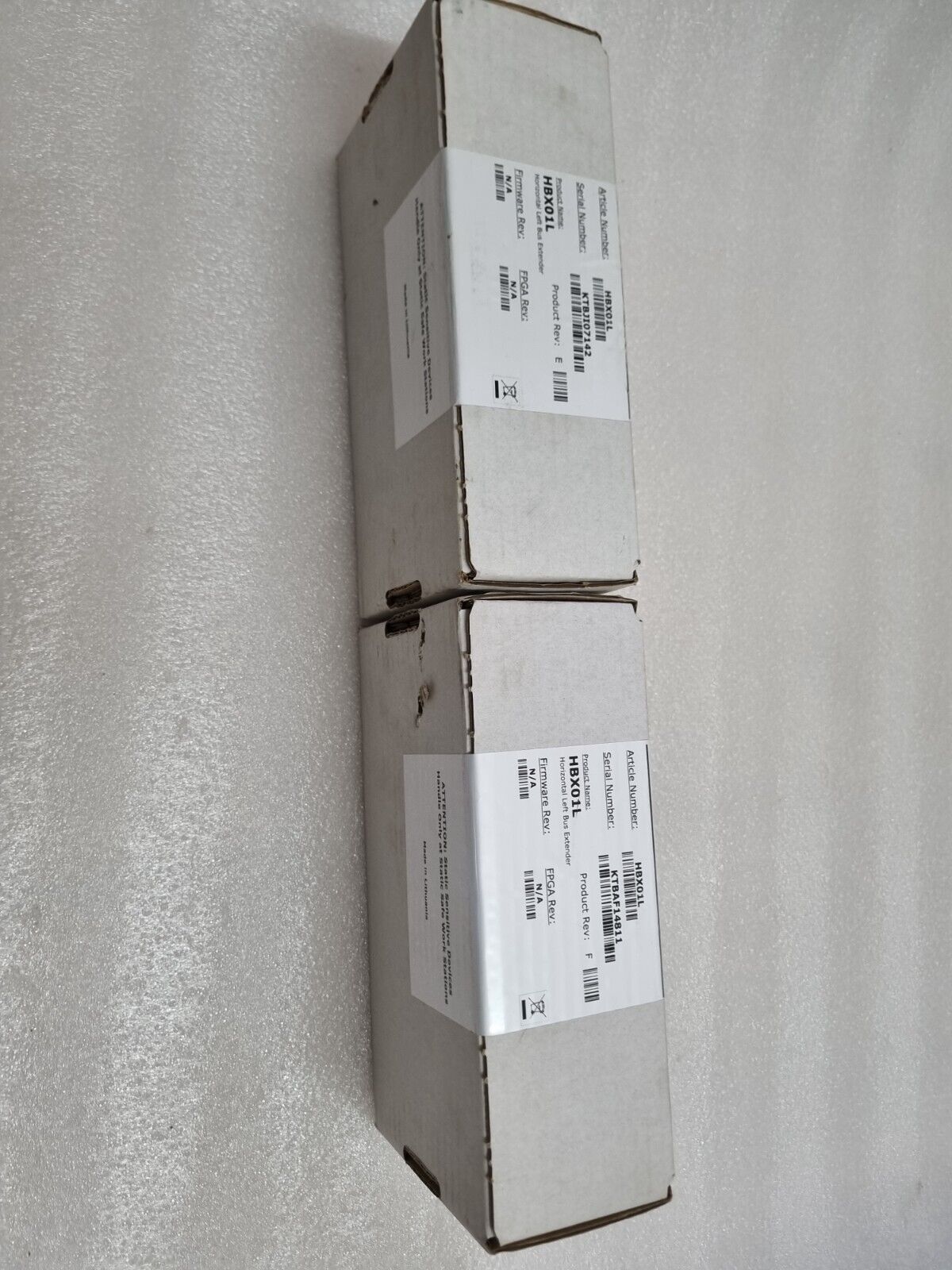 ABB HBX01L HORIZONTAL LEFT BUS EXTENDER REV: F SET OF 2 FREE FAST SHIP - Görsel 4