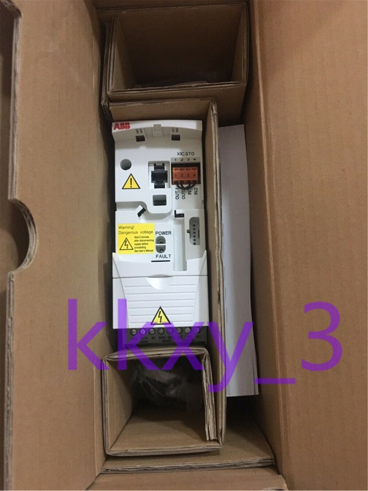 1 PCS NEW IN BOX ABB inverter ACS355-03E-03A3-4 380V 1.1KW - Görsel 2