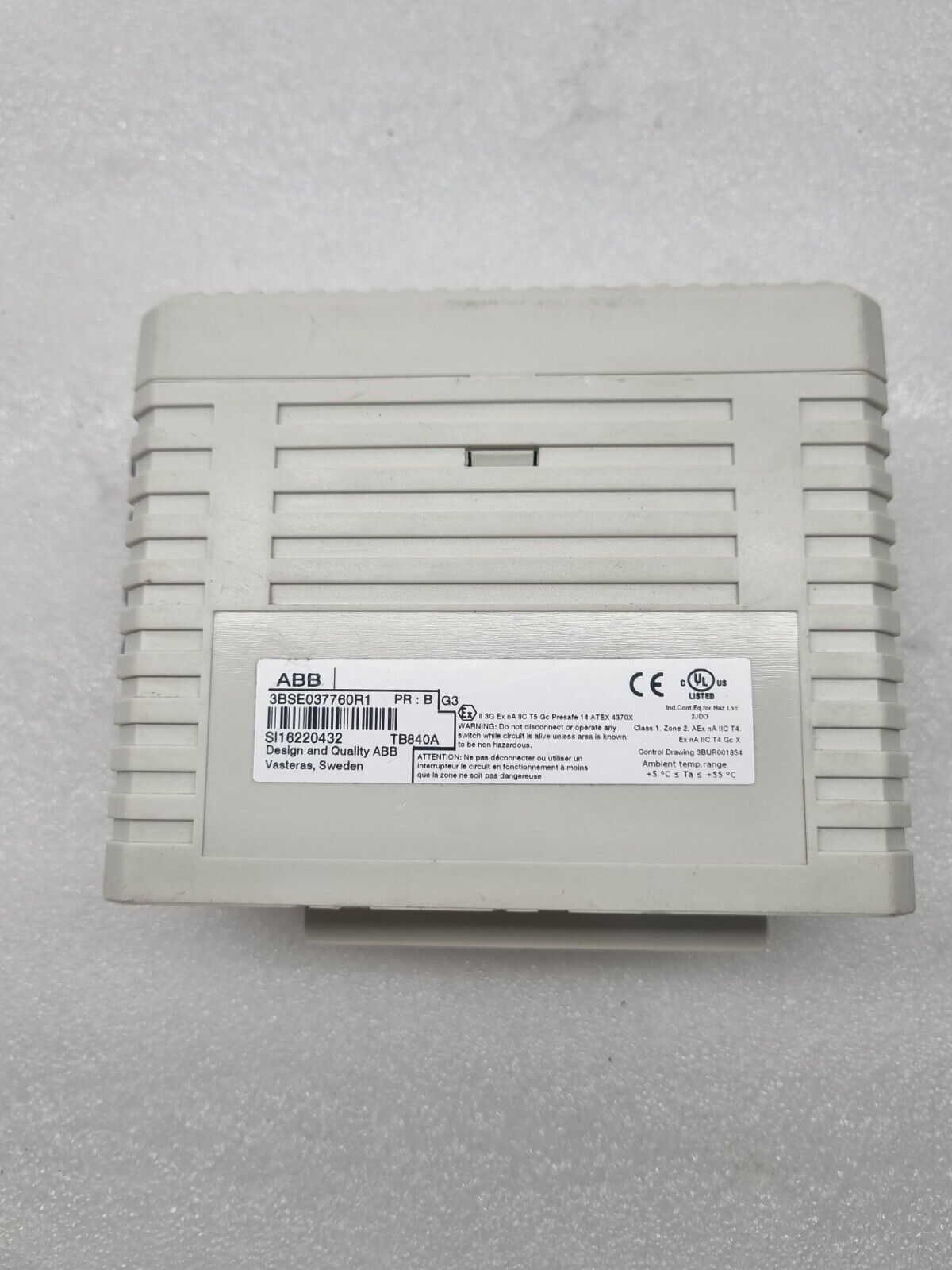 ABB TB840A 3BSE037760R1 PR:B Modulo PLC TB 840 A Modulo S800 Cluster Modem - Görsel 6