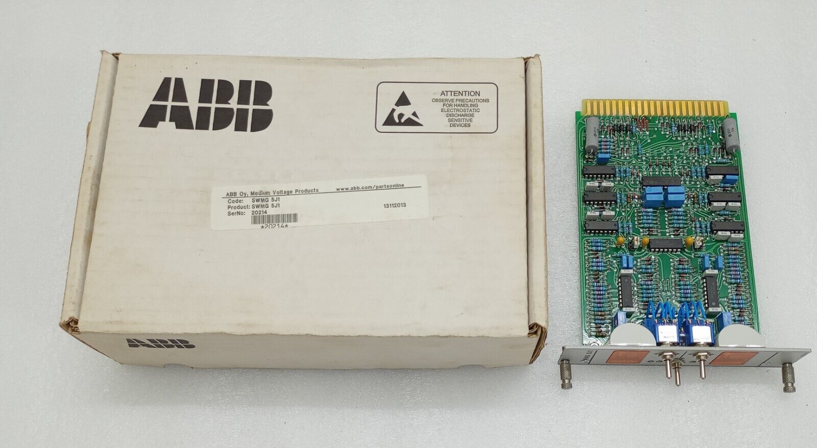 ABB SWMG 5J1 Analogico Allarme Modulo 31132681 Swmz 2124A 546C - Görsel 1