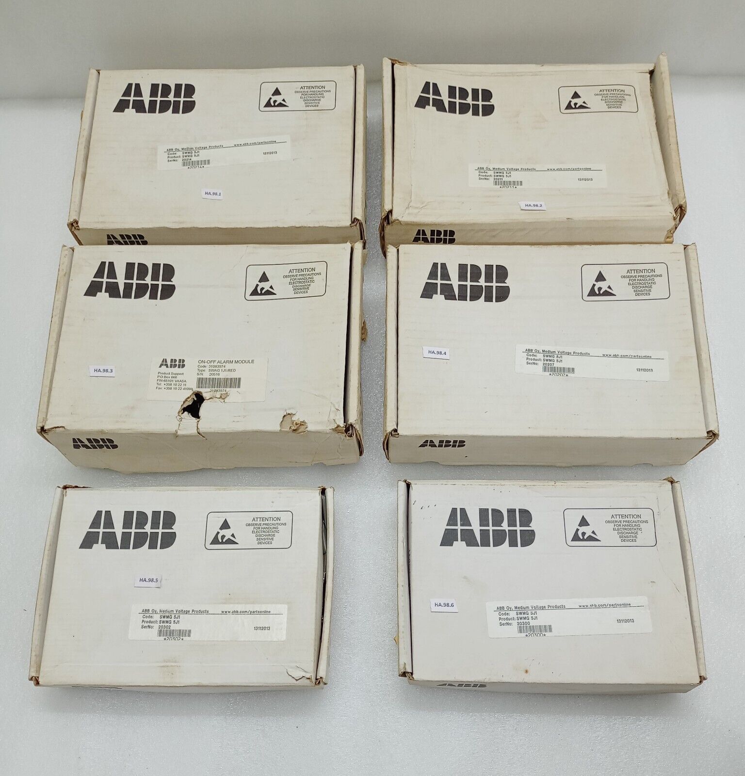 ABB SWMG 5J1 Analogico Allarme Modulo 31132681 Swmz 2124A 546C - Görsel 12