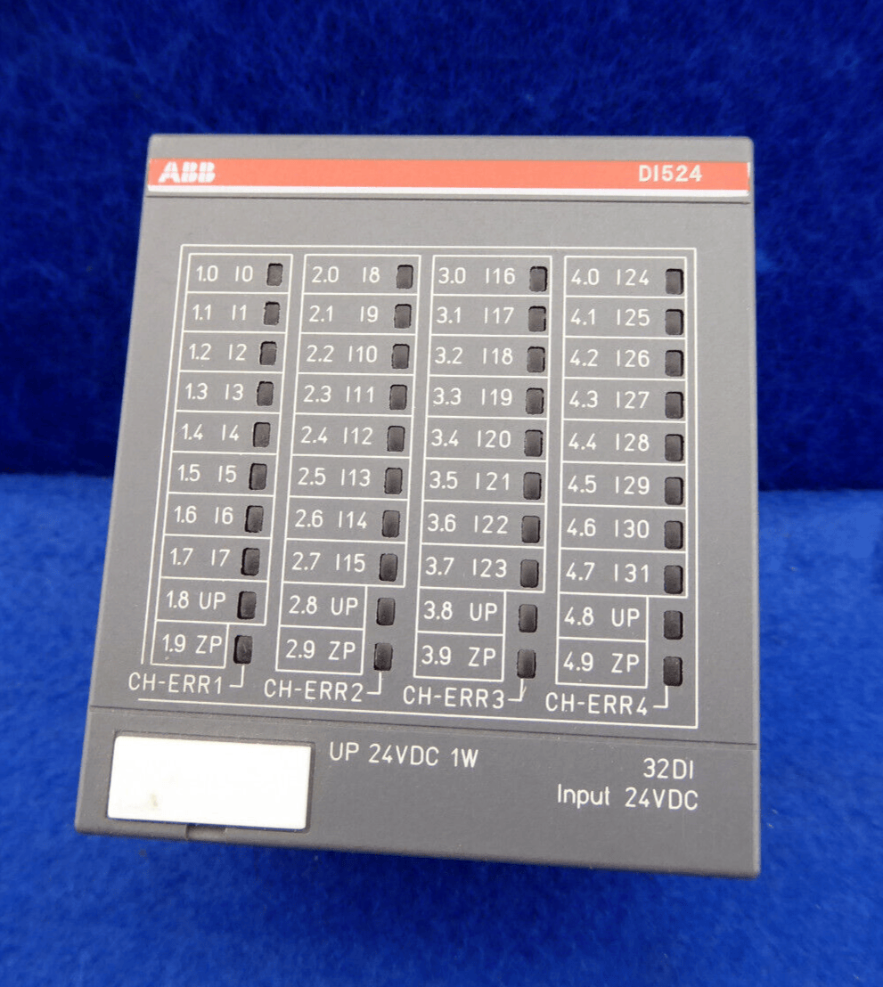 Top AC500 ABB DI524 B7 DI 524 B7 1SAP240000R0001 Digital Input Module 32DI 24V - Görsel 1