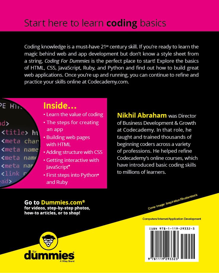 Coding For Dummies (For Dummies (Computers)) - Görsel 2