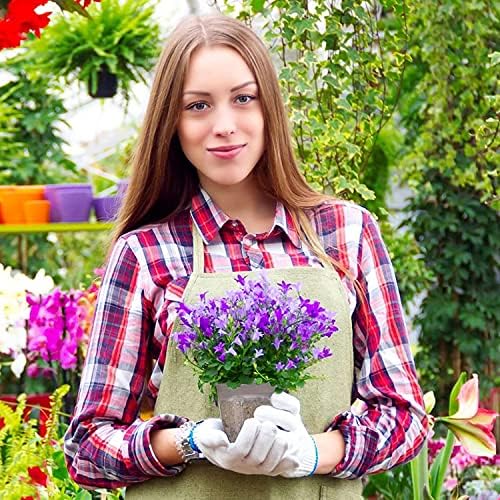 TSKDKIT 20 adet nem kubbeli yetiştirme saksısı, bitki saksısı, çap 10 cm, yuvarlak, çiçek saksıları, orkide saksısı, şeffaf plastik, sukulentler, tohumlar, fideler için - Görsel 6