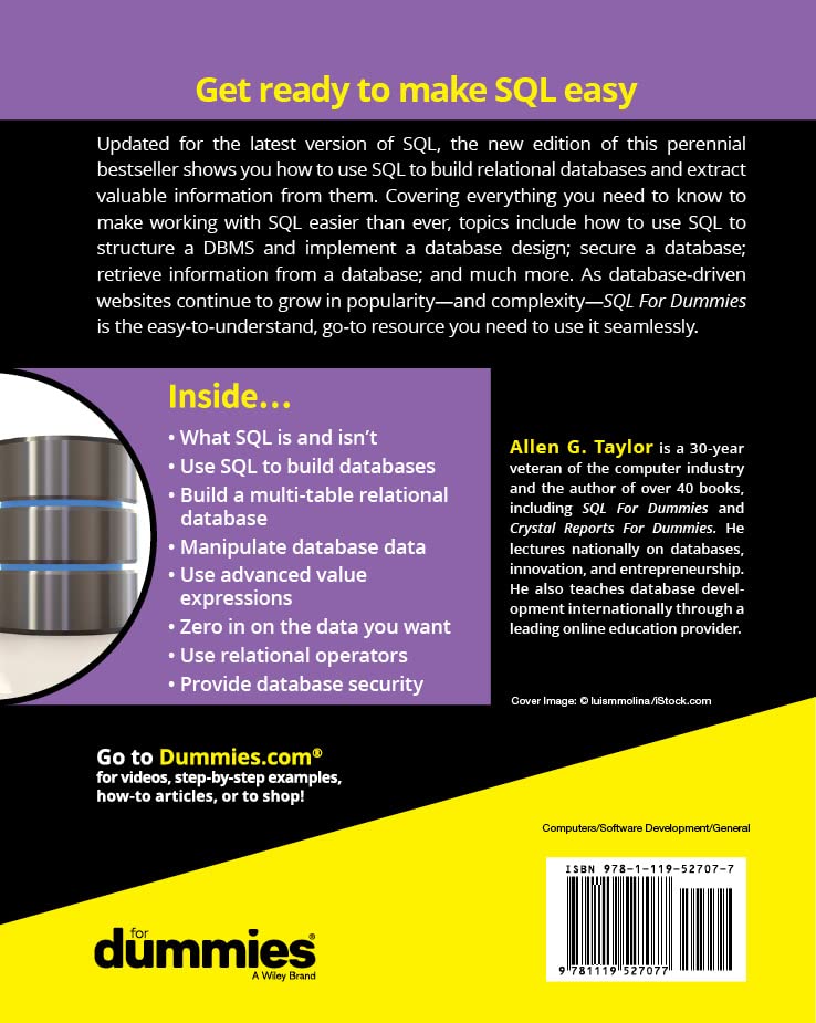SQL For Dummies (For Dummies (Computer/Tech)) - Görsel 2
