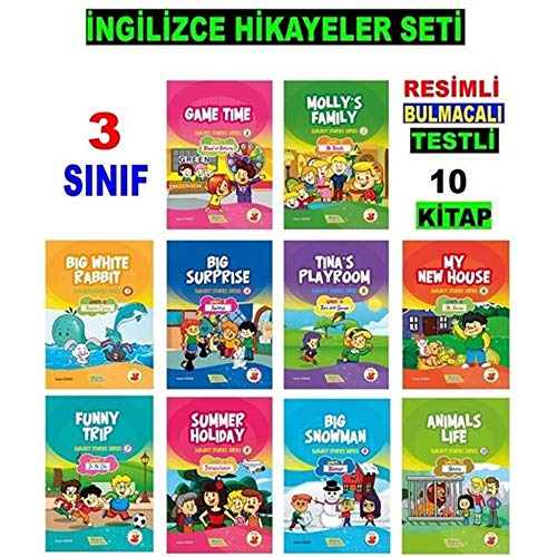 3. Sinif ingilizce Hikayeler Seti (10 Kitap)