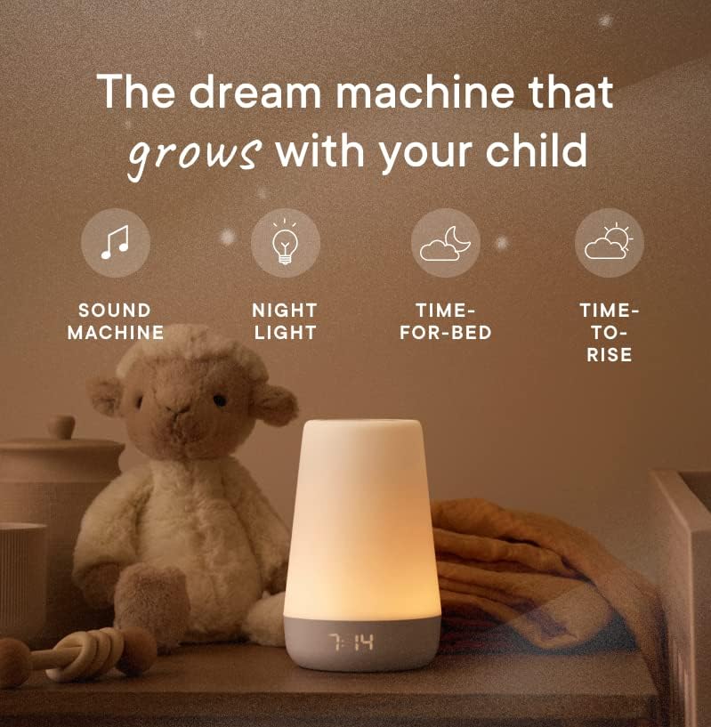Hatch Rest Baby Sound Machine, Night Light | 2nd Gen | Sleep Trainer, Time-to-Rise Alarm Clock, White Noise Soother, Music & Stories for Nursery, Toddler & Kids Bedroom (Wi-Fi) - Görsel 3