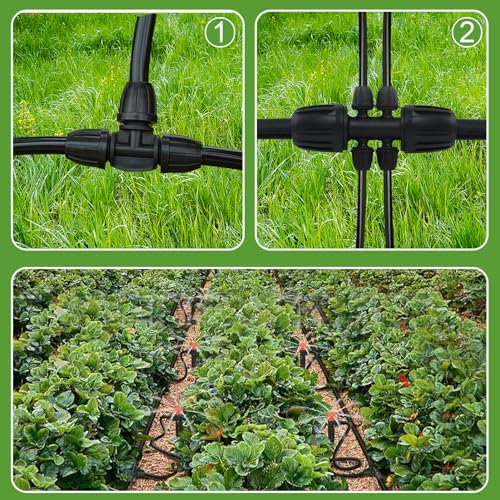 Sulataya 1,27 cm Tropfbewässerungsschlauch - 15 m Hauptschlauch für Gartenbewässerungssystem, Pflanzenbewässerung, Bewässerungsleitung - Görsel 5