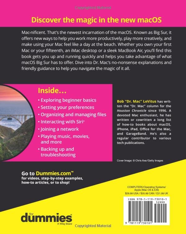 macOS Big Sur For Dummies (For Dummies (Computer/Tech)) - Görsel 2