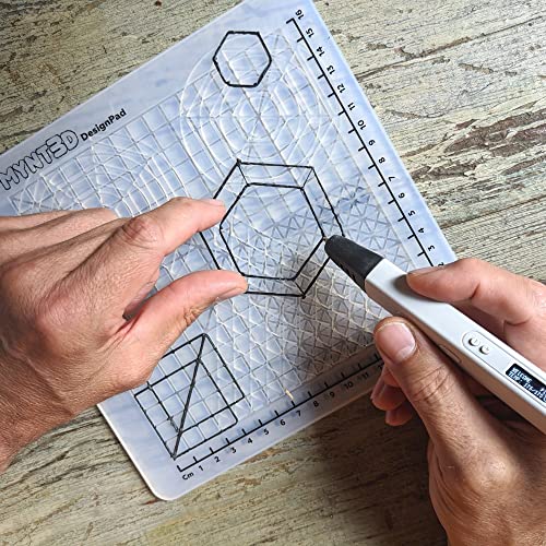 MYNT3D Super 3D Pen + 10 Color PLA Filament + DesignPad Mat Kit - Görsel 2