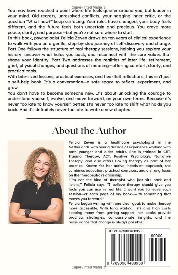 Chapter 60+: A Therapeutic Toolkit for Emotional Healing, Self-Discovery, and Purposeful Living for Seniors: 9789090408958: Zeven, Felicia: Books - Görsel 2