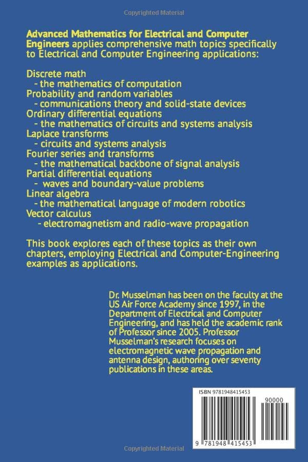 Advanced Mathematics for Electrical and Computer Engineers - Görsel 2