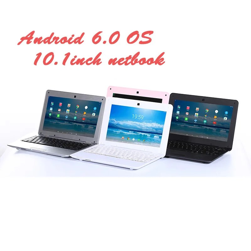 Dizüstü Android 6.0 Ноутбуки Full HD Netbook sıcak Mini 10.1 inç oyun bilgisayarı kütle hafıza 1GB + 8GB ucuz PC Laptop CPU A33 - Görsel 6
