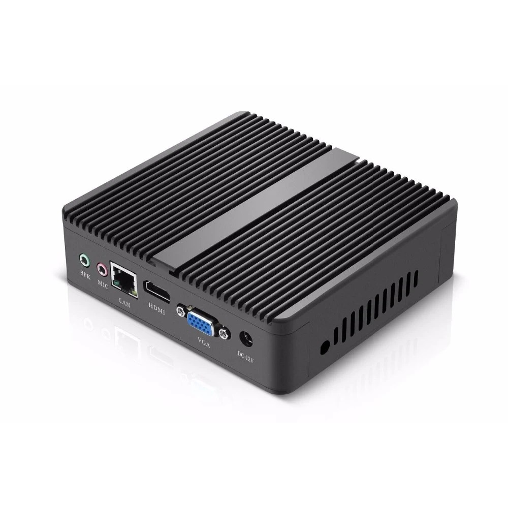 Fansız Intel Core i7 i7 Mini PC Windows10 Linux 6 Linux HDMI VGA ekran Gigabit Ethernet bilgisayar - Görsel 4