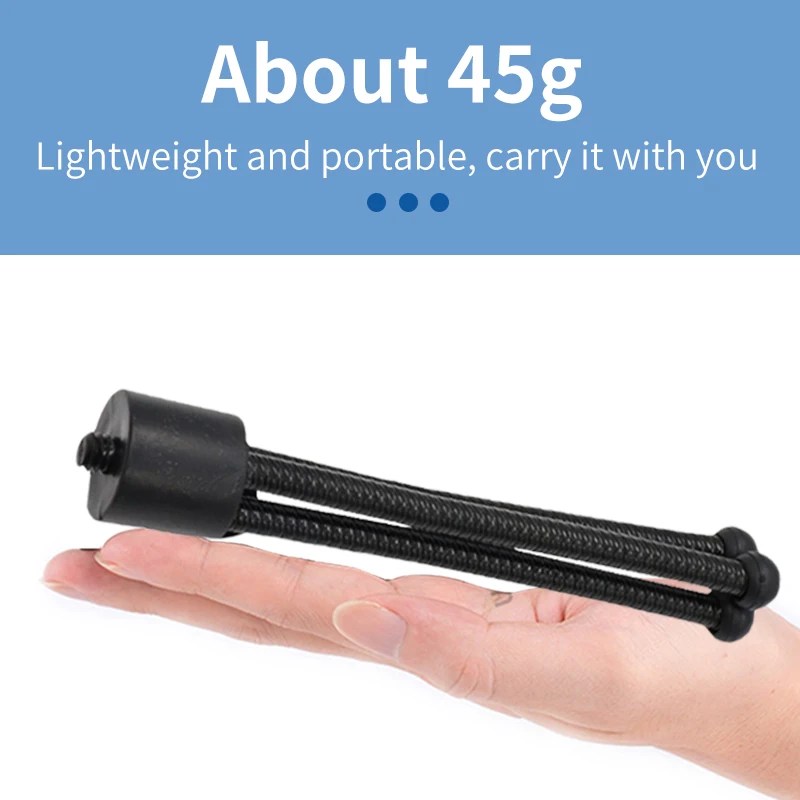 Mini Tripod taşınabilir esnek ayarlanabilir yumuşak ayak cep telefonu için kamera fotoğraf Tripod cep telefonu masaüstü tutucu - AliExpress - Görsel 4