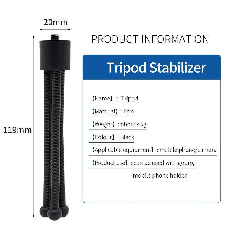 Mini Tripod taşınabilir esnek ayarlanabilir yumuşak ayak cep telefonu için kamera fotoğraf Tripod cep telefonu masaüstü tutucu - AliExpress - Görsel 2