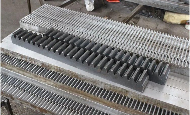 2 adet 1mod dişli raf 10*10*500mm + 2 adet 1mod 17 diş pinyon 45 çelik dişli Metal dişli raf ve pinyon - AliExpress - Görsel 4