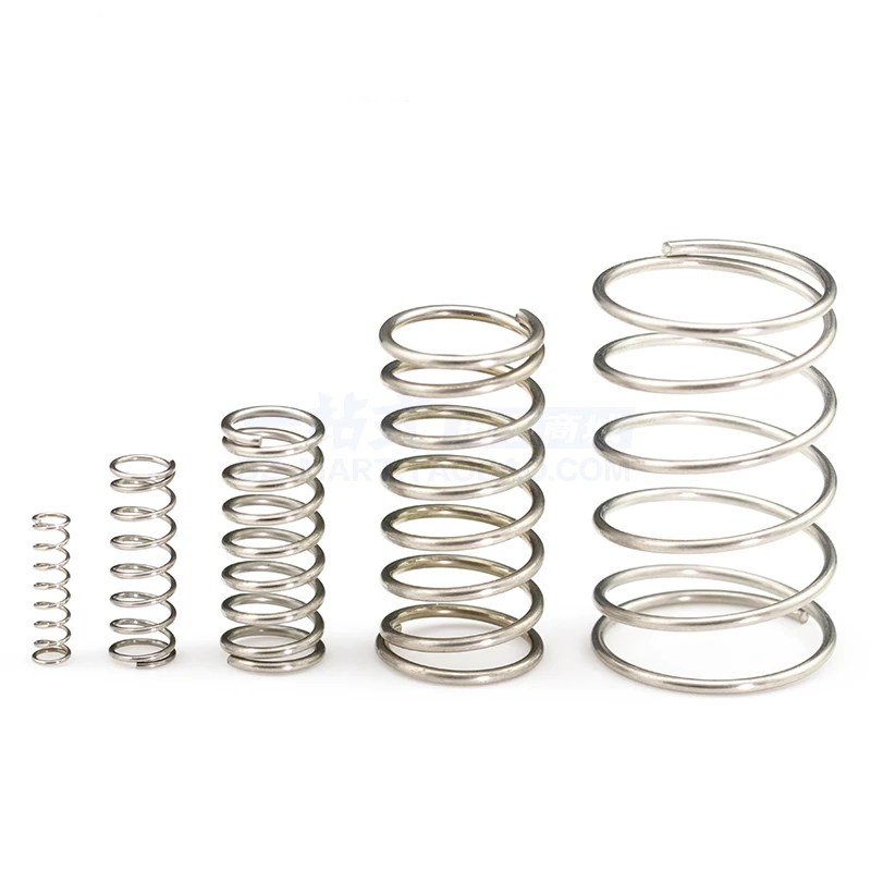 10 adet SS304 paslanmaz çelik sıkıştırma yayı kalınlığı 0.2mm 0.25mm 0.3mm Mini bahar ev bakım araçları aksesuarları - AliExpress - Görsel 4