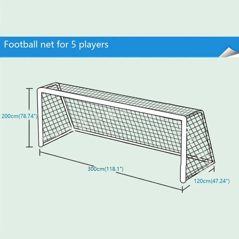 Tam boy futbol Net futbol gol sonrası genç spor eğitimi 1.8M X 1.2M 3M X 2M futbol Net yüksek kaliteli futbol Net - AliExpress