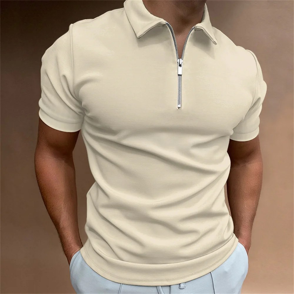 Moda eğlence erkekler 2023 yeni yaka POLO GÖMLEK - Görsel 3