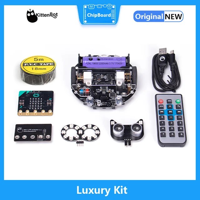 Programmable enbot Mini LFR programlanabilir Robot kiti-Scratch 3.0-destek Python programı