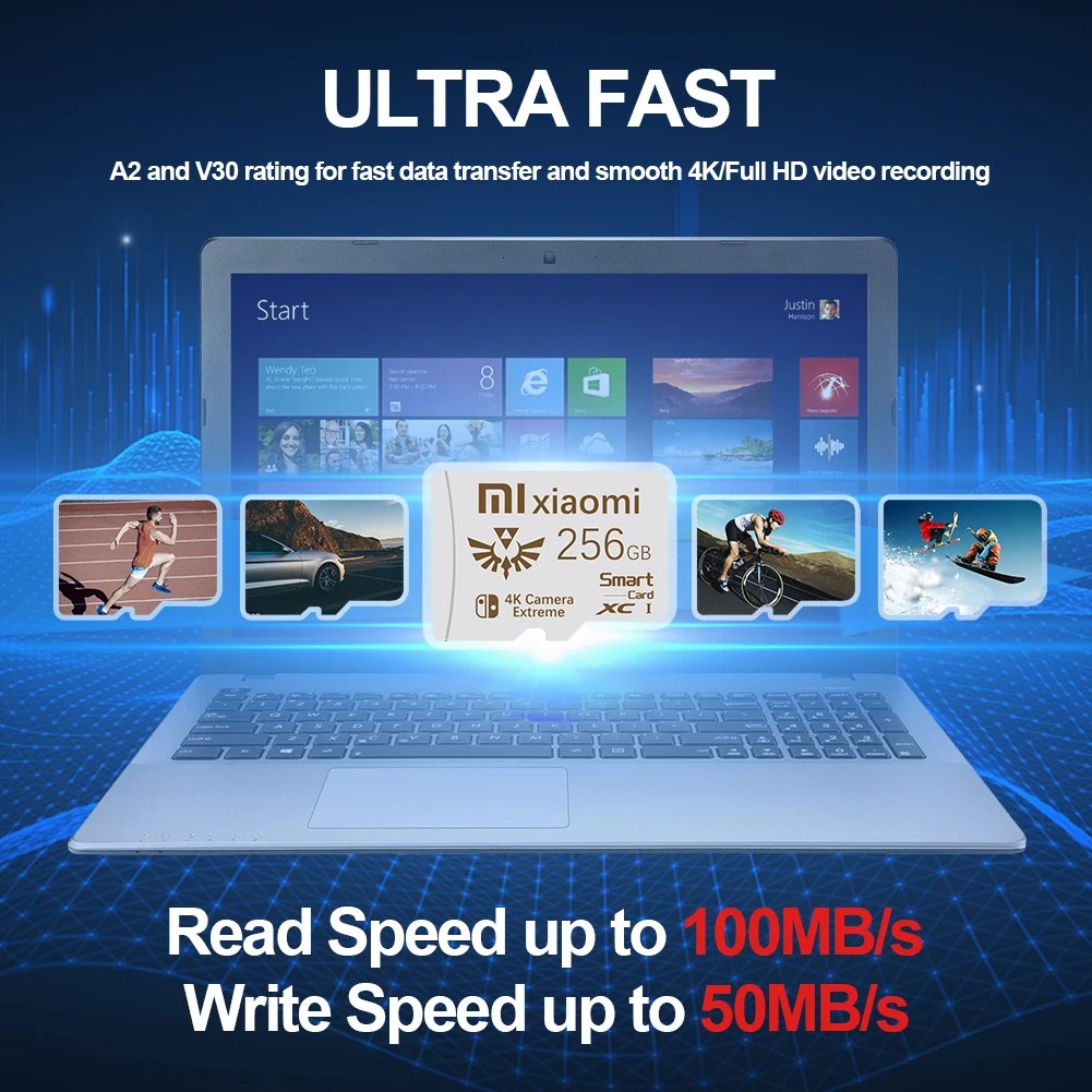 XIAOMI Mikro TF/SD Kart Yüksek Hızlı 2 TB 1 TB Hafıza Kartı 128 GB tarjeta mikro TF SD 256 GB Hafıza Kartı UHS-I U3 A2 XIAOMI Huawei - AliExpress 44 - Görsel 3