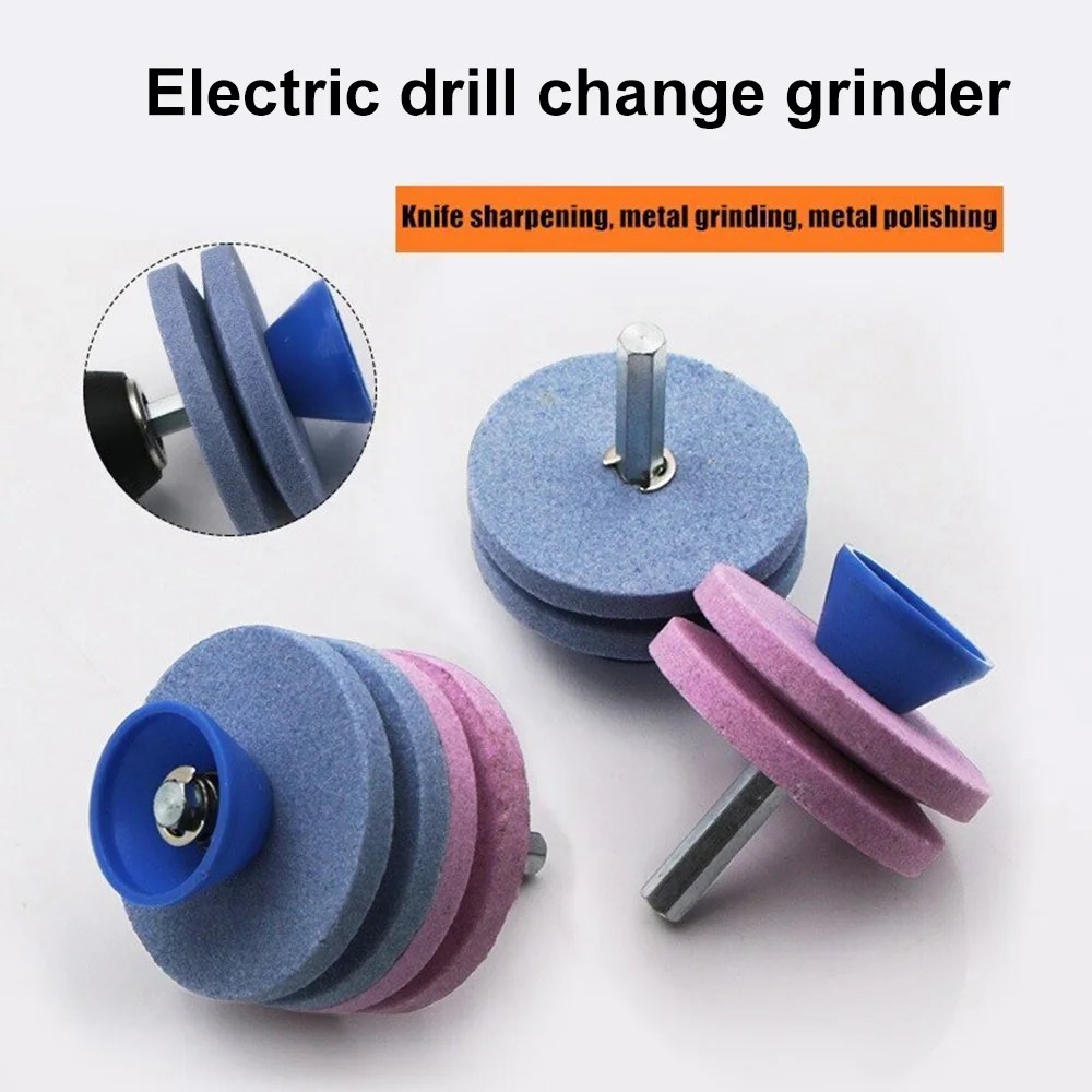 Çim biçme makinesi kalemtıraş evrensel taşlama matkap aleti çift katmanlı tekerlek bıçak hızlı bıçak - AliExpress - Görsel 2