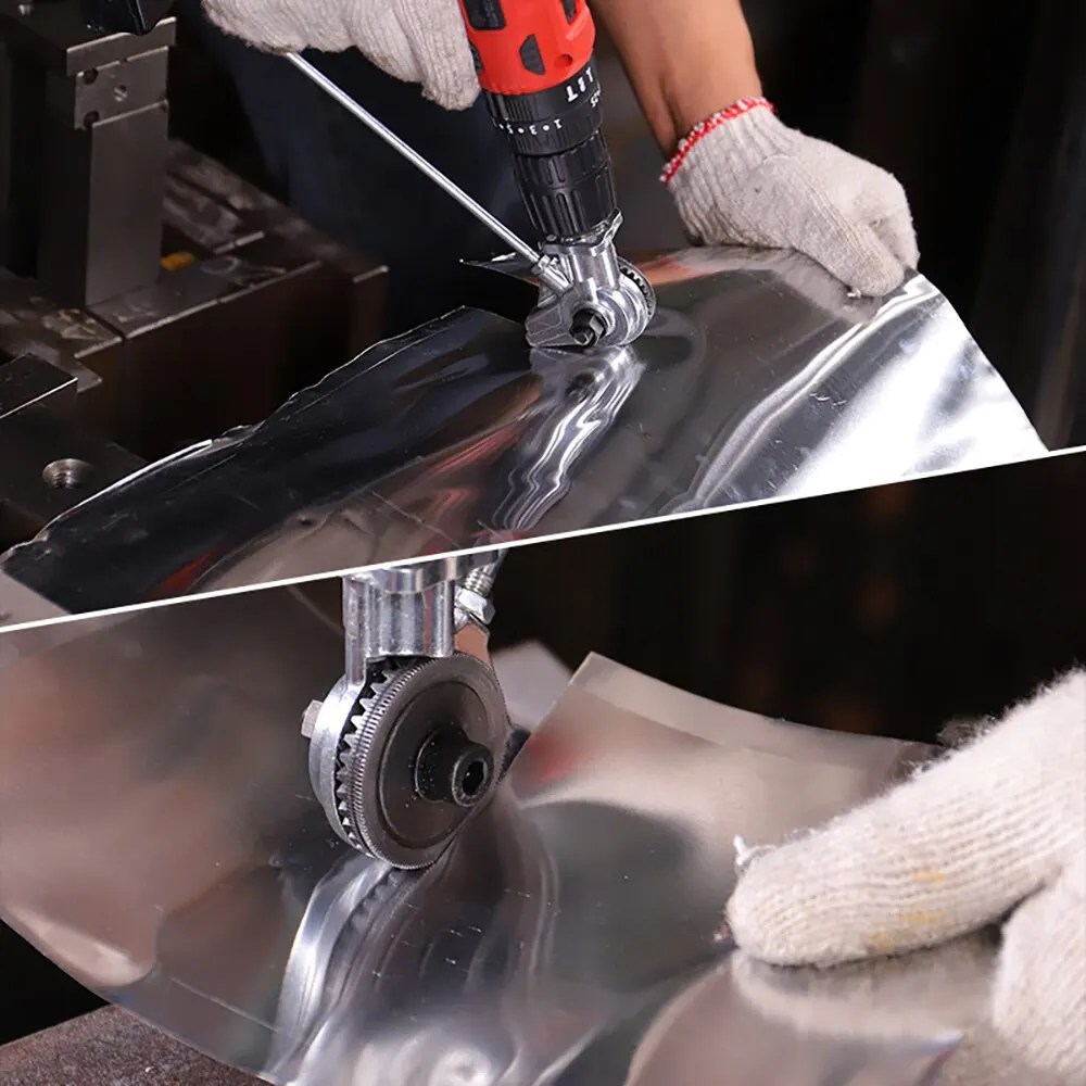 Çok fonksiyonlu el elektrikli matkap plaka kesici elektrikli matkap demir sac kesici için Metal plaka kesici aracı aksesuarları - AliExpress - Görsel 3