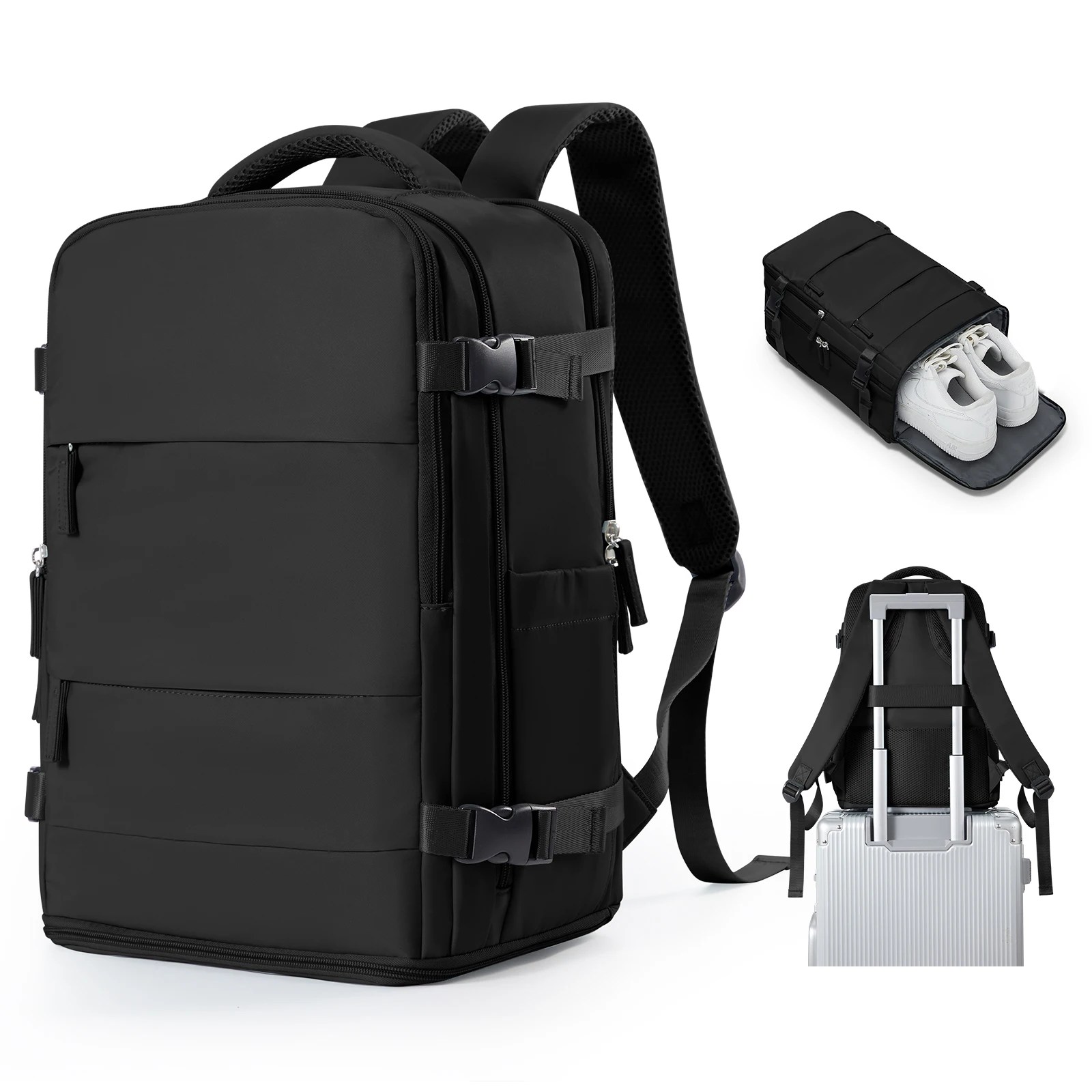 Kadın Erkek için Seyahat Sırt Çantası, El Bagajı 40x20x25 Ryanair Kabin Seyahat Çantası Koleji Sırt Çantası Su Geçirmez Laptop Çantası Çalışmak için - AliExpress 1524 - Görsel 11