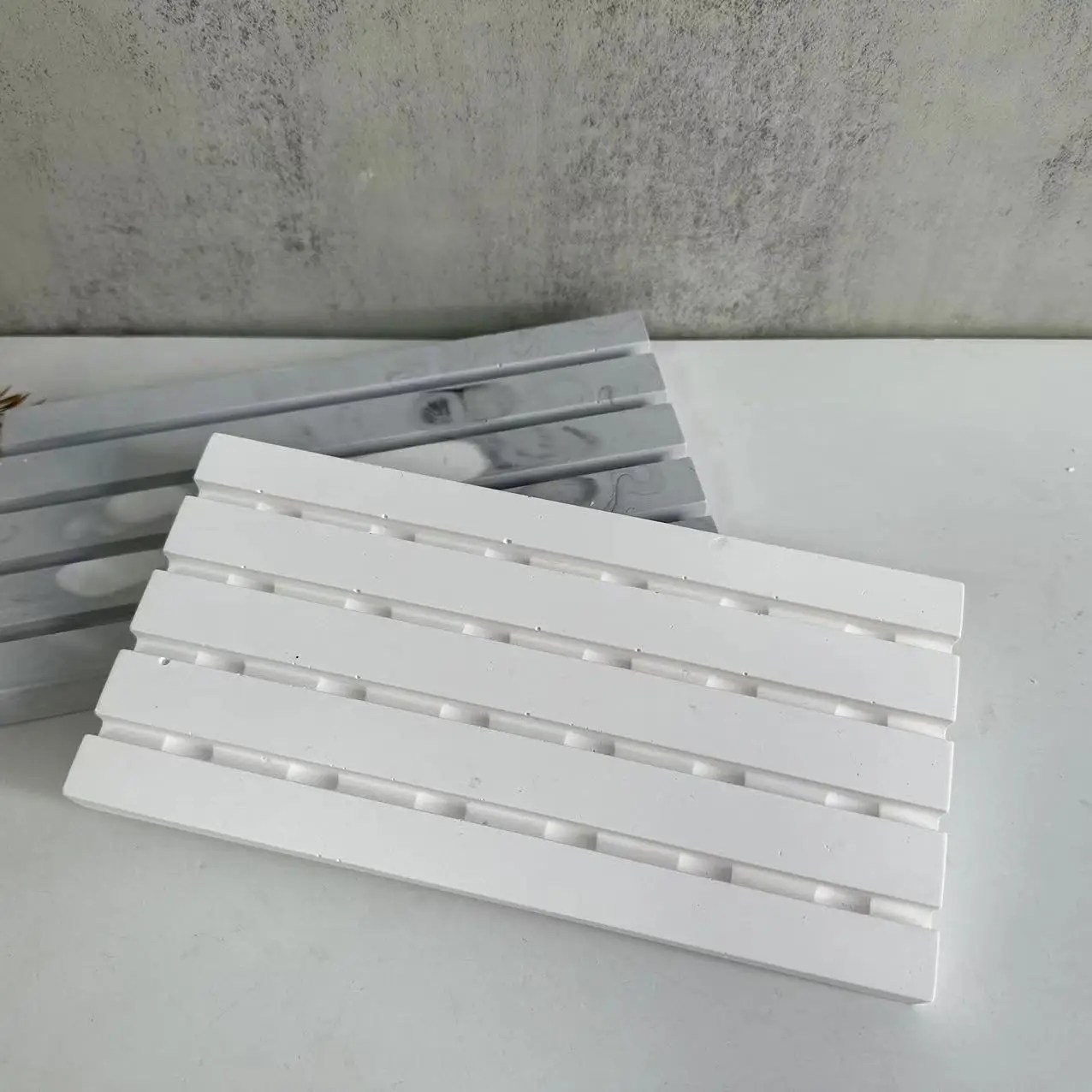 Büyük dikdörtgen halka depolama tutucu tepsi silikon kalıp alçı çimento silikon kalıp s beton - AliExpress - Görsel 4