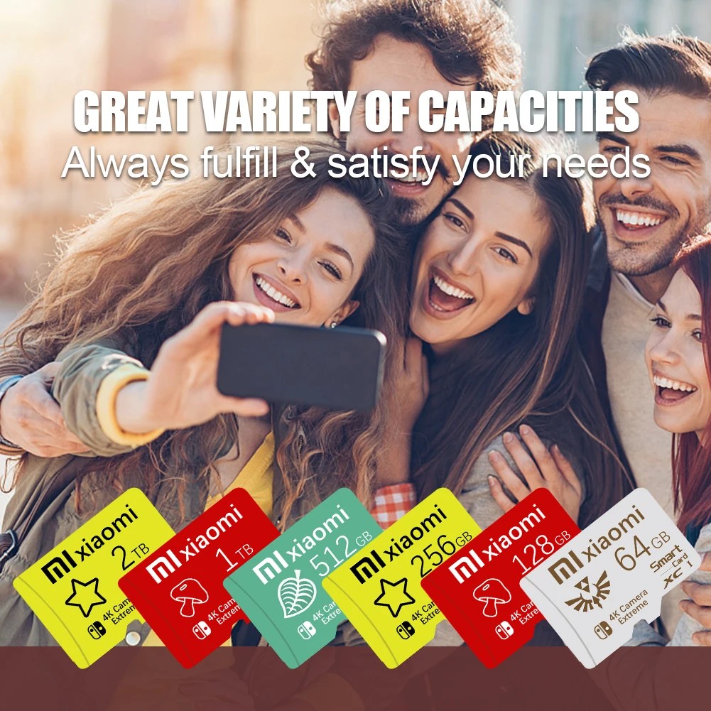 XIAOMI Mikro TF/SD Kart Yüksek Hızlı 2 TB 1 TB Hafıza Kartı 128 GB tarjeta mikro TF SD 256 GB Hafıza Kartı UHS-I U3 A2 XIAOMI Huawei - AliExpress 44 - Görsel 2