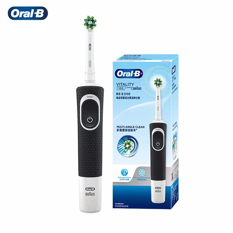 Oral B D100 Elektrikli Diş Fırçası 2D Canlılık Temizleme Diş Fırçası Su Geçirmez Elektronik Diş Fırçası Endüktif Şarj Zamanlayıcı Ile - AliExpress 6 - Görsel 9