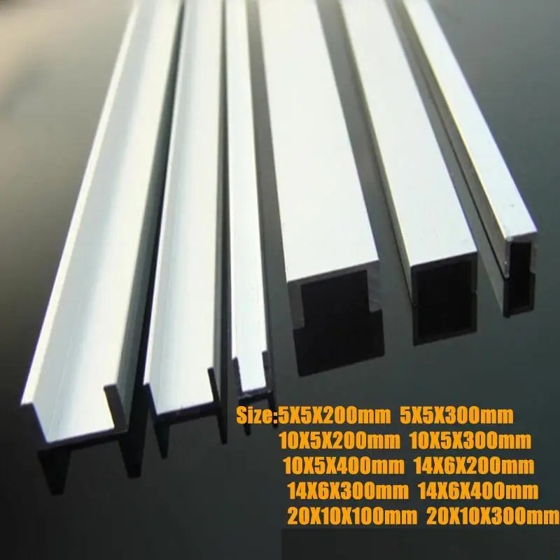 10 adet ~ 1 adet Uzunluk 100-400mm Alüminyum U Profil Kanal DIY Araba Modeli Robot Braketi LED Şerit Işık Kurulumları - AliExpress - Görsel 6