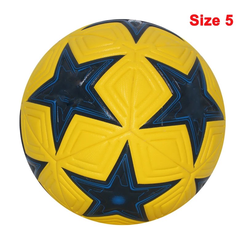 Standart Boyut 5 Boyut 4 Futbol Topu Profesyonel Açık Havada Spor Maç Topları Eğitim Dikişsiz Futbol Yüksek Kaliteli PU Malzeme - AliExpress - Görsel 12