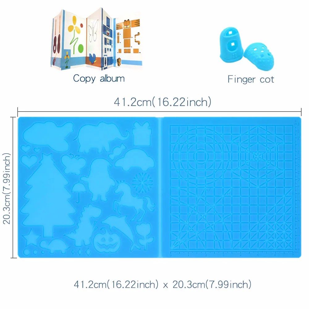 3D baskı kalem yumuşak silikon tasarım pedi ile temel şablon 2 silikon parmak kapaklar ile donatılmış mükemmel 3D kalem çizim aracı - AliExpress 7 - Görsel 12