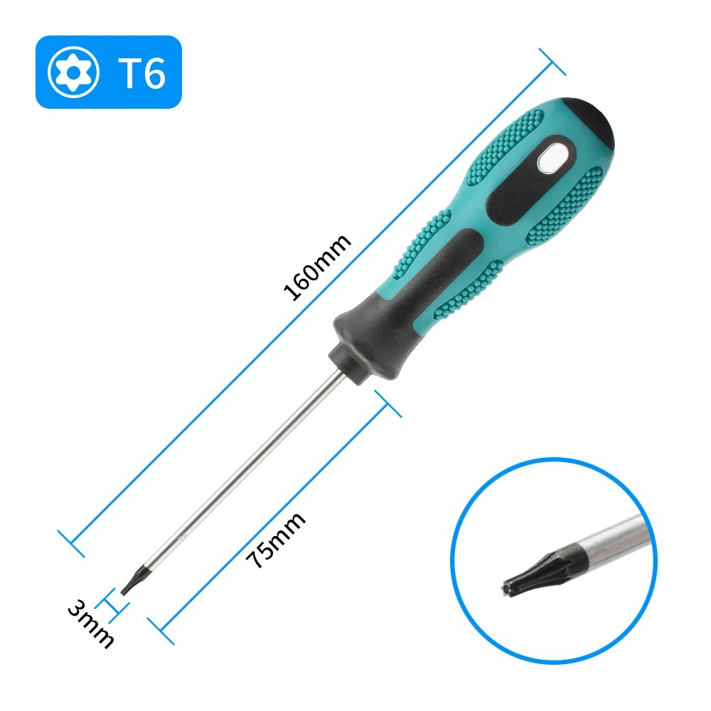 Manyetik Torx Tornavida Setleri Hassas T5 T6 T7 T8 T9 T10 T15 T20 T25 T27 T30 Torx Güvenlik Kontrol Cihazı Tamir El Aleti Kiti - AliExpress - Görsel 13