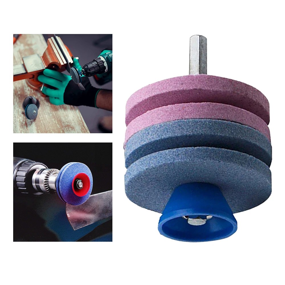 Çim biçme makinesi kalemtıraş evrensel taşlama matkap aleti çift katmanlı tekerlek bıçak hızlı bıçak - AliExpress - Görsel 1