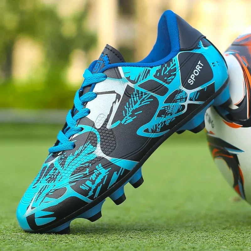 Yeni erkek futbol ayakkabıları çocuklar Cleats çim yetişkin profesyonel futbol kramponları Ultralight kaymaz erkek spor ayakkabıları Drop Shipping - AliExpress