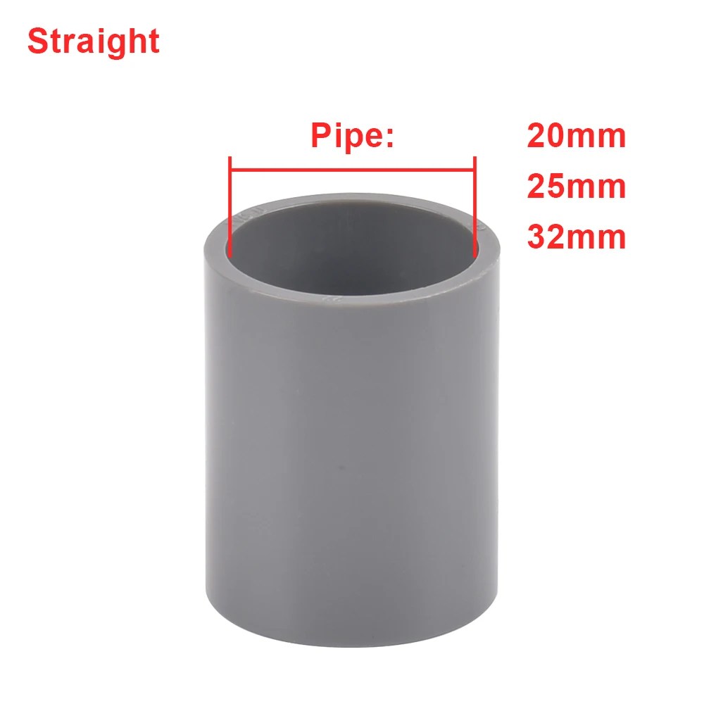 İç Çapı 20 25 32mm PVC boru konnektörü Düz Dirsek Tee Su Borusu Adaptörü Ev DIY Tüp 3 4 5 6 Yollu - AliExpress - Görsel 8