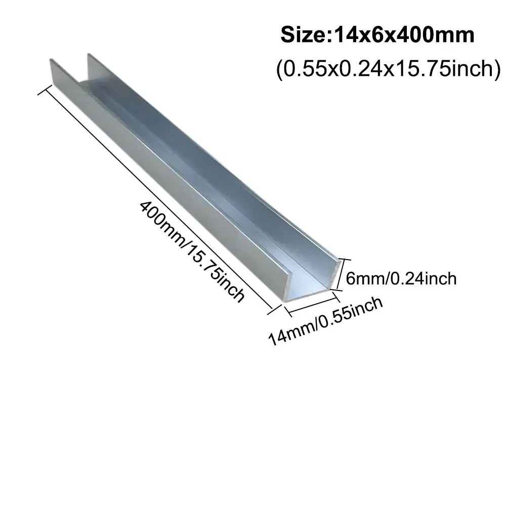 10 adet ~ 1 adet Uzunluk 100-400mm Alüminyum U Profil Kanal DIY Araba Modeli Robot Braketi LED Şerit Işık Kurulumları - AliExpress - Görsel 13