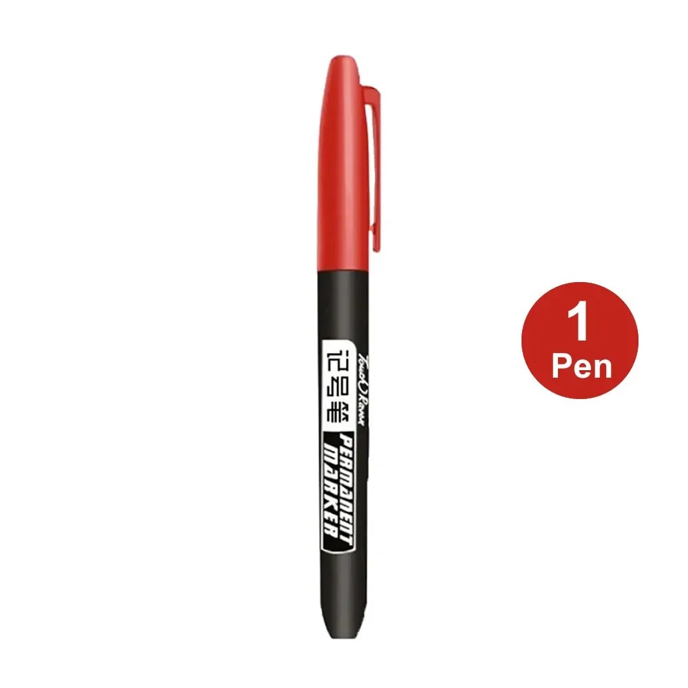 6 adet kalıcı işaretleme kalemi Manga çizim İşaretleyiciler siyah mavi kırmızı su geçirmez mürekkep kroki kalemler kırtasiye sanat okul malzemeleri - AliExpress - Görsel 23