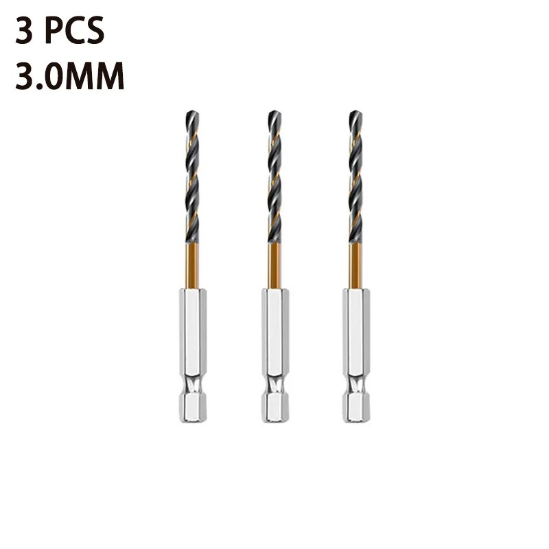 3/7/13 ADET Hex Shank Büküm Matkap Ucu Seti Ahşap Metal Delik Kesici Çekirdek Delme Aracı Kobalt Matkap Uçları 1.5 2 2.5 3 3.5 4 5 6mm HSS - AliExpress - Görsel 10