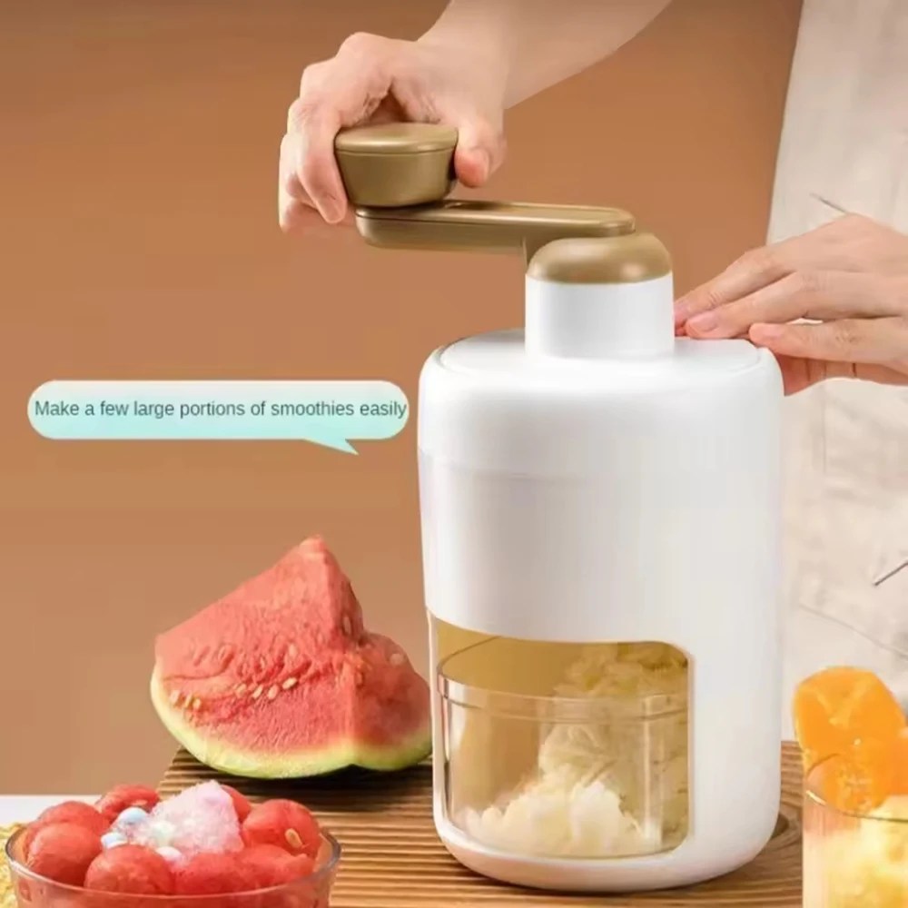 DIY ev elle çalıştırılan Traşlı buz milk shake yapma smoothie makinesi mutfak el buz kırıcı Mein mein buz Traşlı buz - AliExpress - Görsel 4