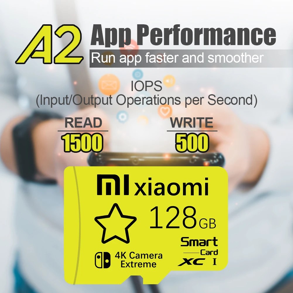 XIAOMI Mikro TF/SD Kart Yüksek Hızlı 2 TB 1 TB Hafıza Kartı 128 GB tarjeta mikro TF SD 256 GB Hafıza Kartı UHS-I U3 A2 XIAOMI Huawei - AliExpress 44 - Görsel 4