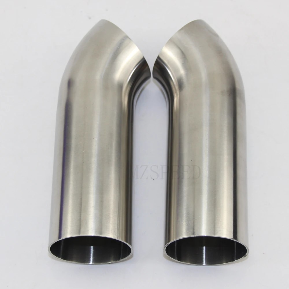 304 paslanmaz çelik boru bağlantı parçaları Sıhhi boru bağlantı parçaları 45 derece tek taraflı uzatma 50mm 100mm kaynaklı boru bağlantısı - AliExpress - Görsel 6