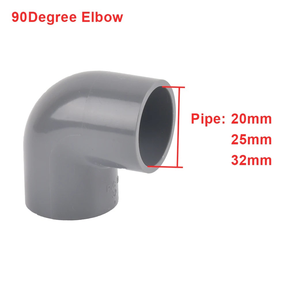İç Çapı 20 25 32mm PVC boru konnektörü Düz Dirsek Tee Su Borusu Adaptörü Ev DIY Tüp 3 4 5 6 Yollu - AliExpress - Görsel 10