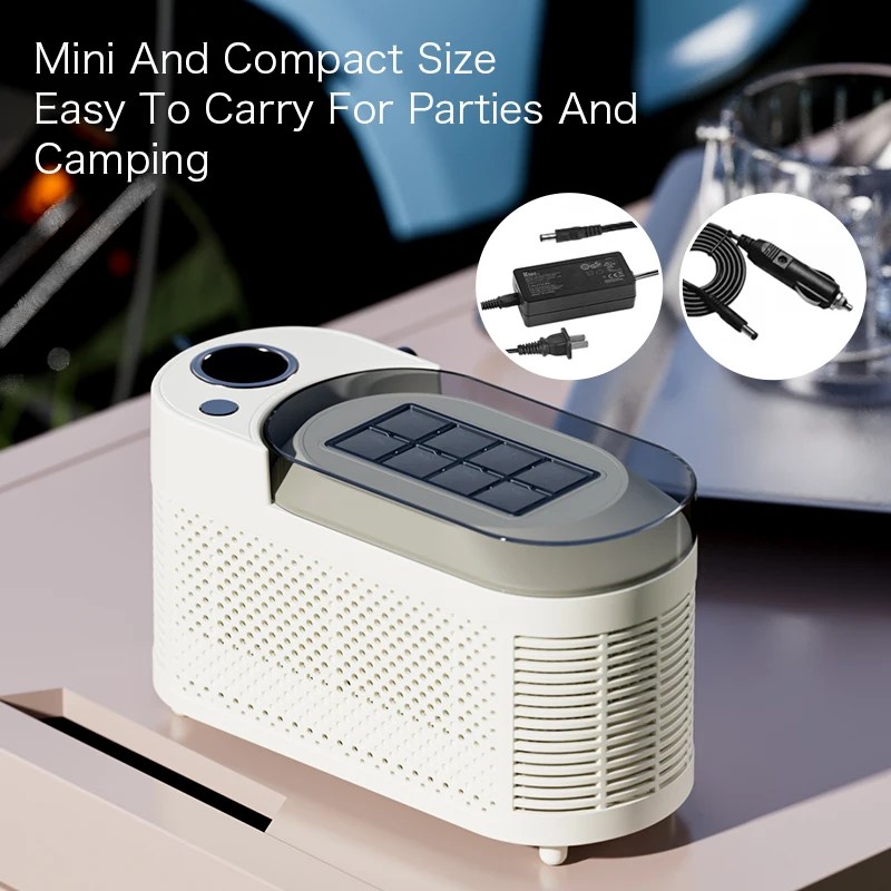 Buz Yapıcı Makinesi Mini Ev/Araba Elektrikli Buz Yapıcı Otomatik Akıllı Hızlı - AliExpress - Görsel 4