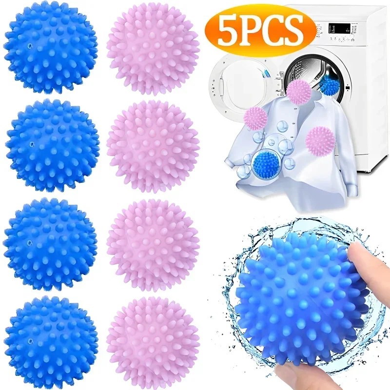 5/1 adet sihirli çamaşır topu kullanımlık PVC katı temizleme topu ev temizleme yıkama makine giysi yumuşatıcı temizleme araçları - AliExpress 15