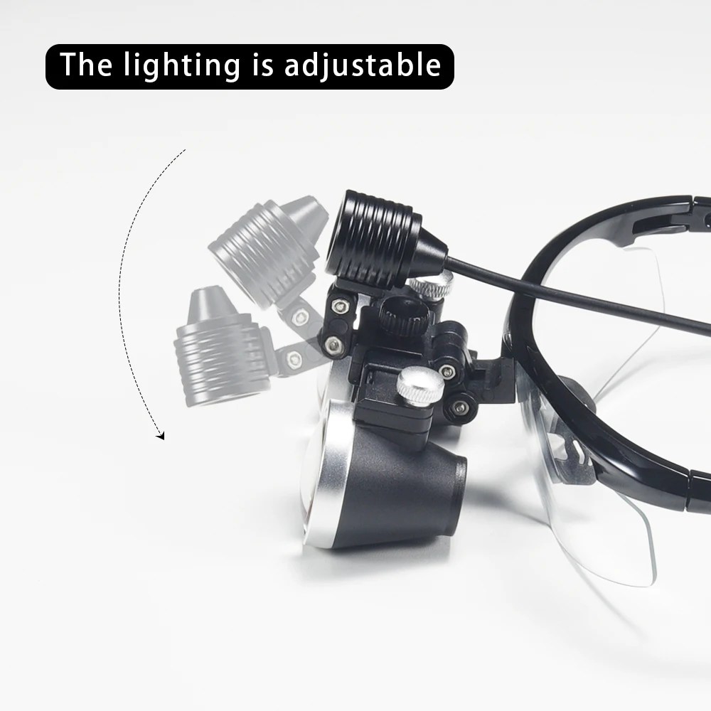 Diş hekimliği dürbün büyüteç 2.5X Dental Ultra hafif optik Loupes diş cerrahi için 320-420mm büyüteç - AliExpress 66 - Görsel 6