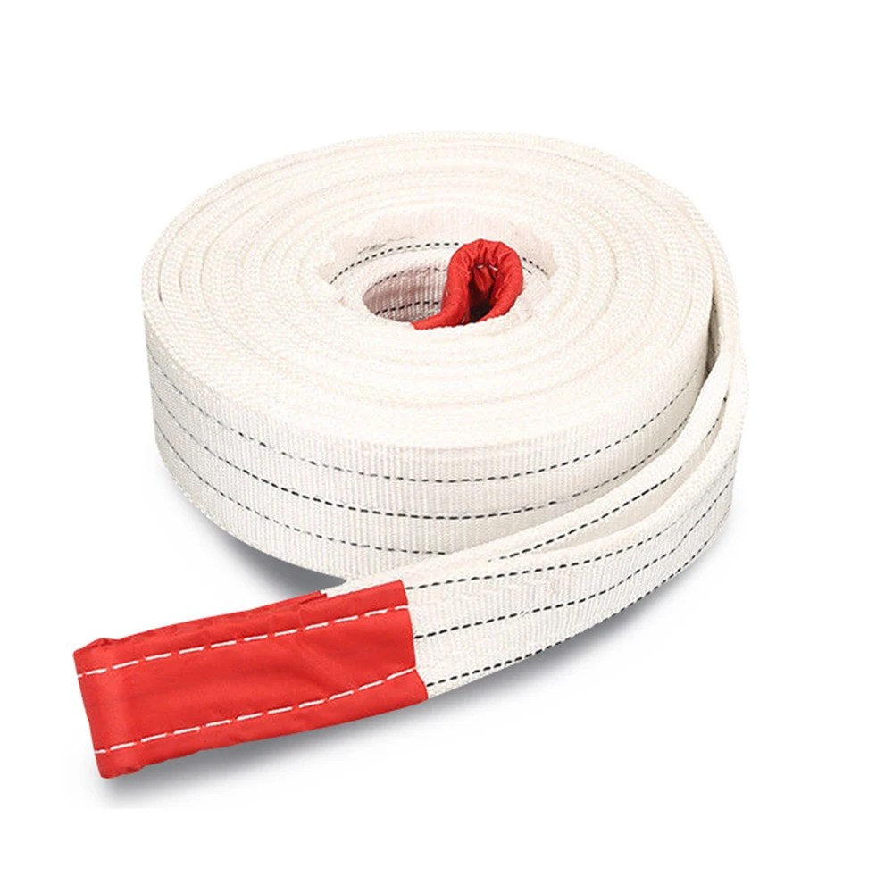 1 Ton 5 m 3 m 2 m 1 m Endüstriyel Kaldırma Kemeri Aşınmaya Dayanıklı Beyaz Düz Kaldırma Kemeri Römork Sling Vinç Kaldırma Kargo Polyester - AliExpress - Görsel 6